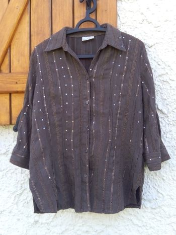 Chemise Marron (C&A) Taille 46