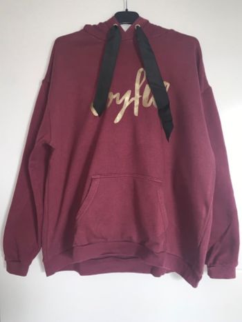 Sweat Bordeaux avec Capuche