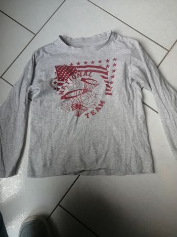Tee shirt manche longue basket 10A