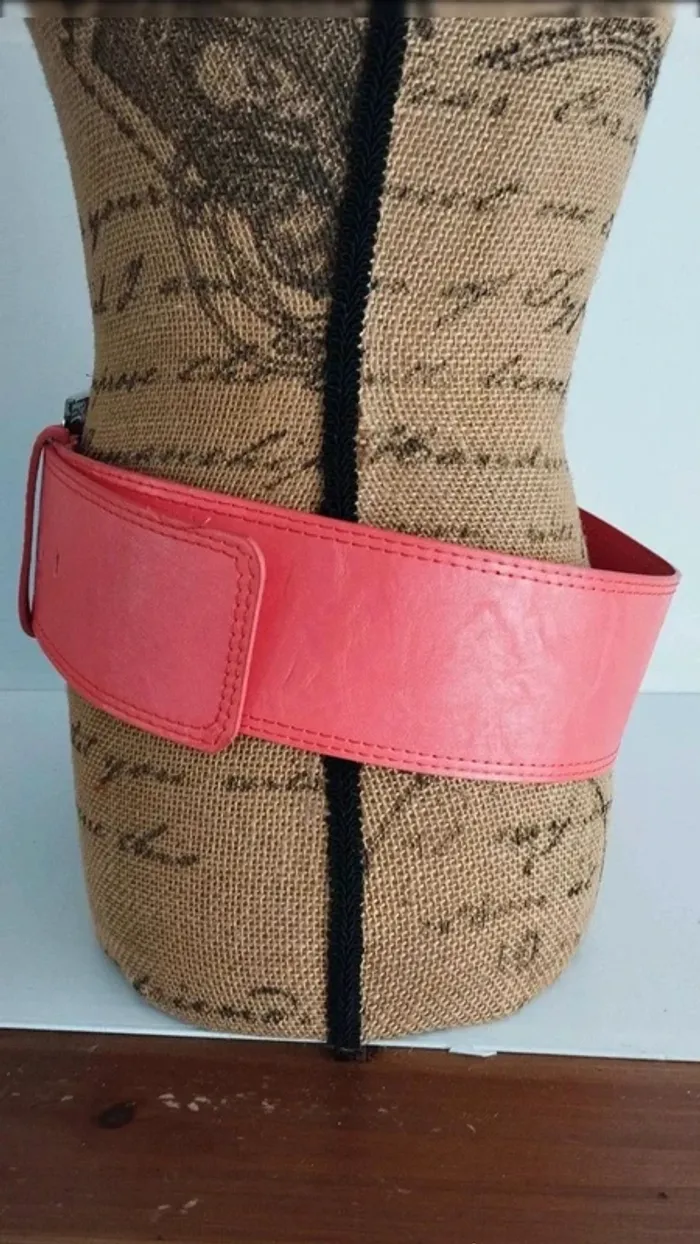 Superbe ceinture rose large 100 cm femme synthétique - photo numéro 3