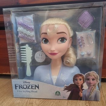 Tête à coiffer elsa la reine des neiges