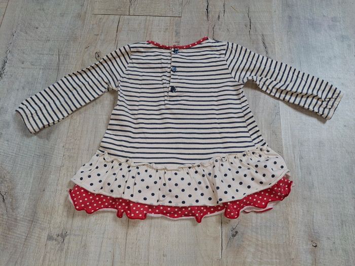 Tee shirt manche longue fille 12 mois - photo numéro 3