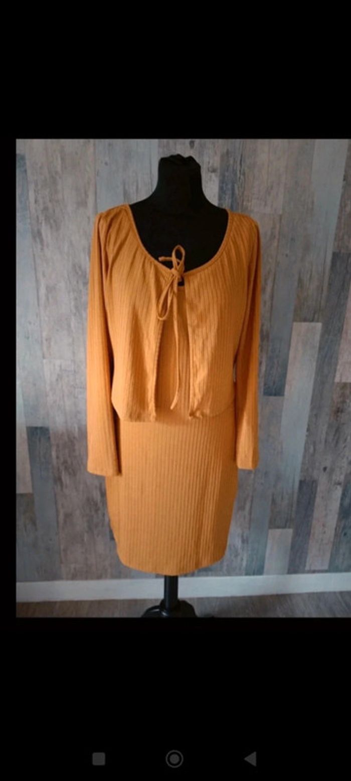Ensemble robe et cache coeur 44