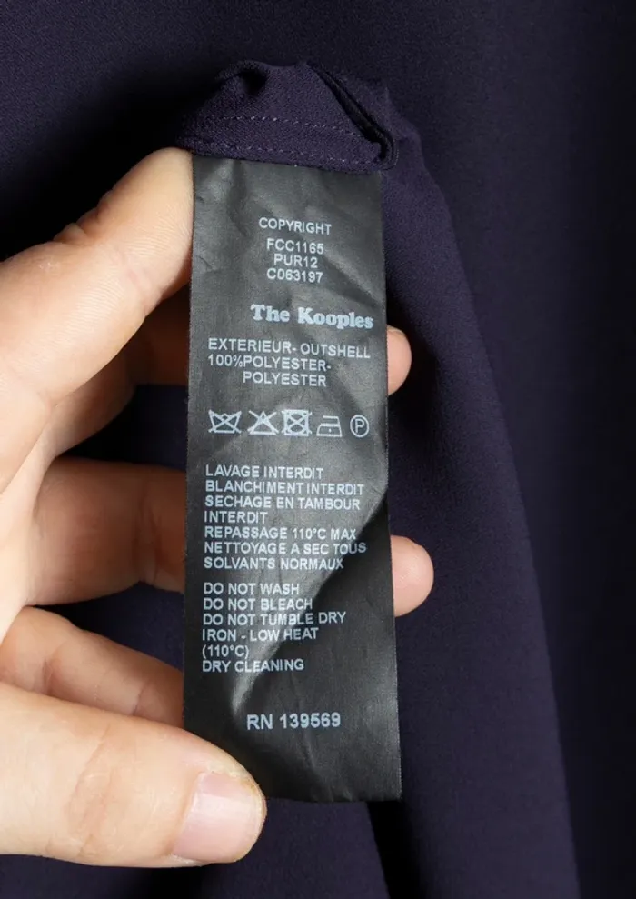 Chemise violet The Kooples Taille M/L - photo numéro 6