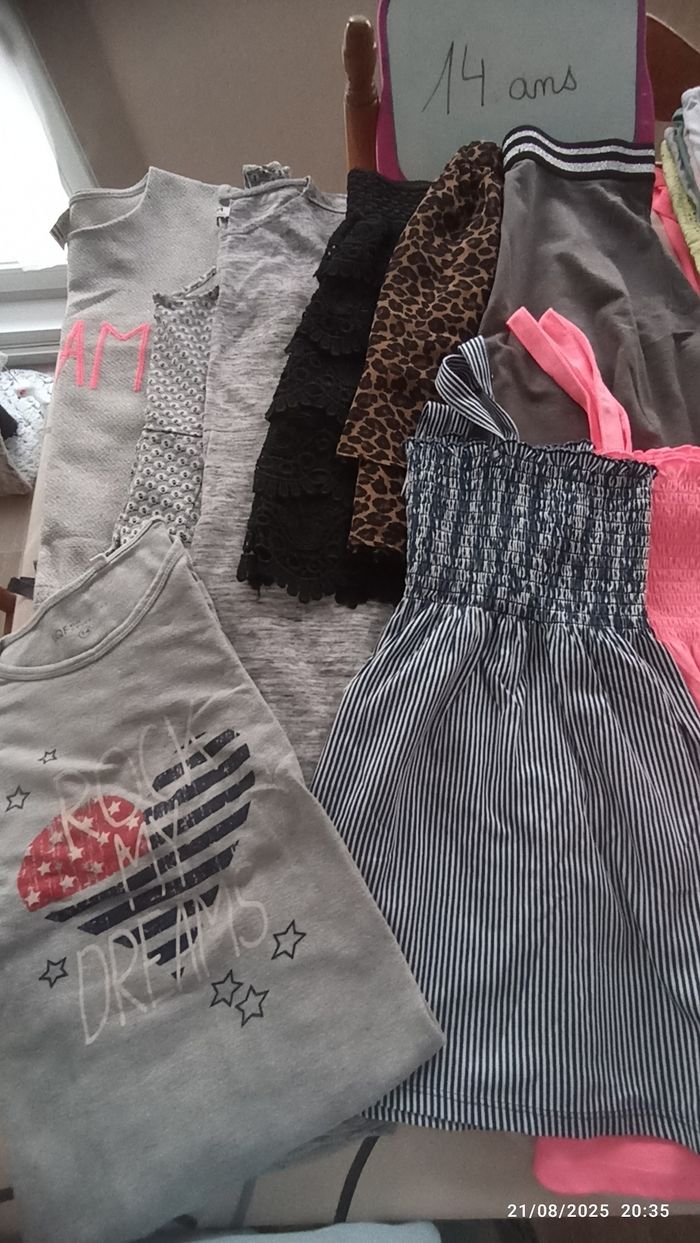 Lot rentrée 41  vêtements fille 14 ans - photo numéro 2
