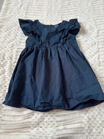 Robe bleue marine 18 mois kiabi