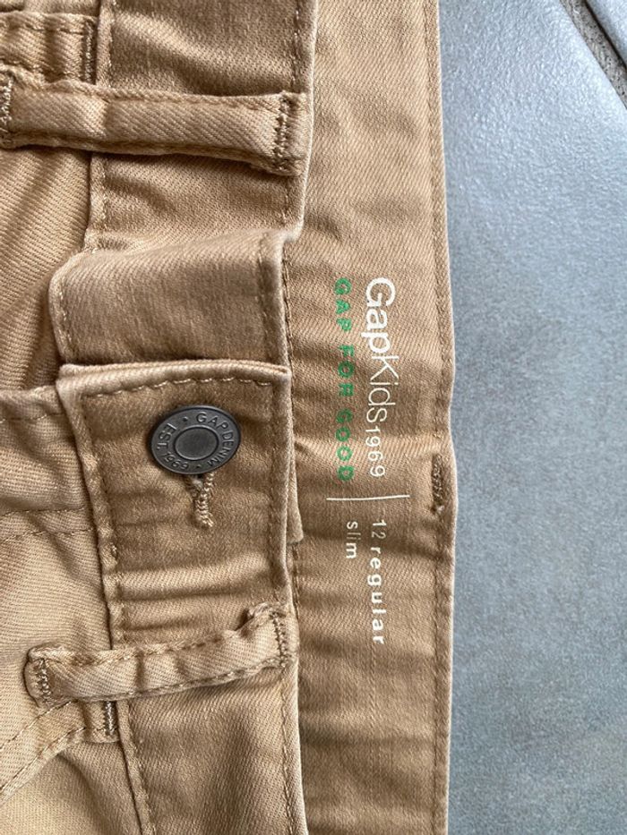 Jean slim beige gap - photo numéro 6