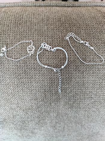 Lot de 3 bracelets fantaisie