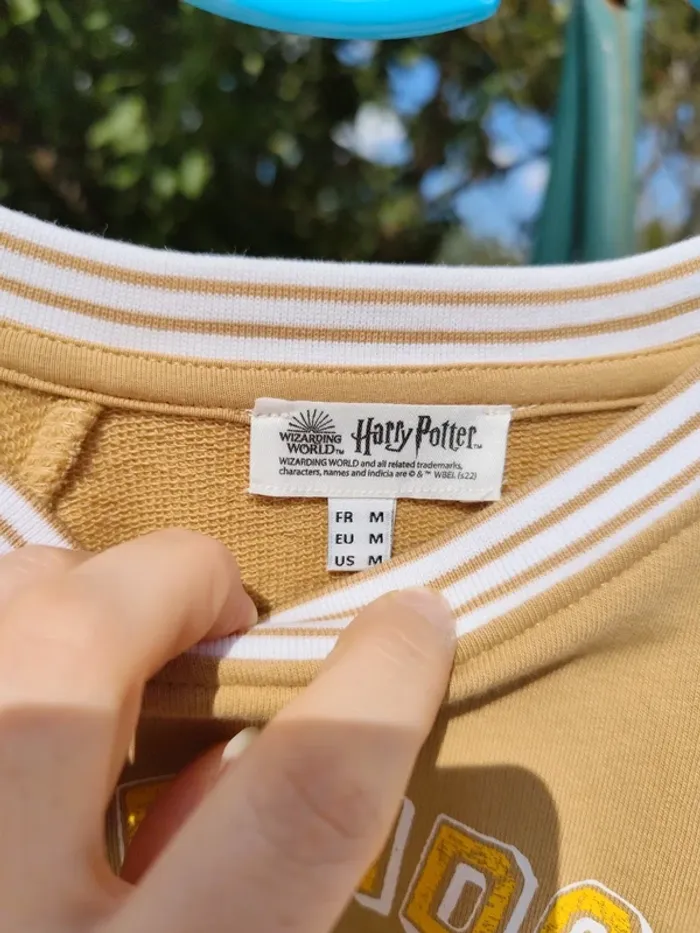 Sweat court marron clair Harry Potter taille M - photo numéro 4