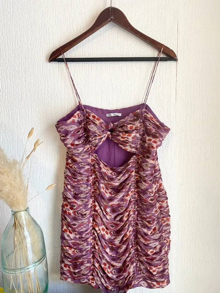 Robe Zara taille L 40 violette