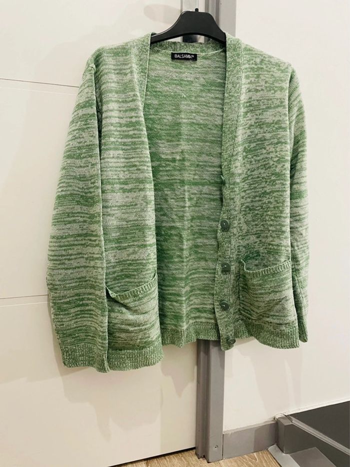 Gilet vert clair femme taille 42/44 - photo numéro 2