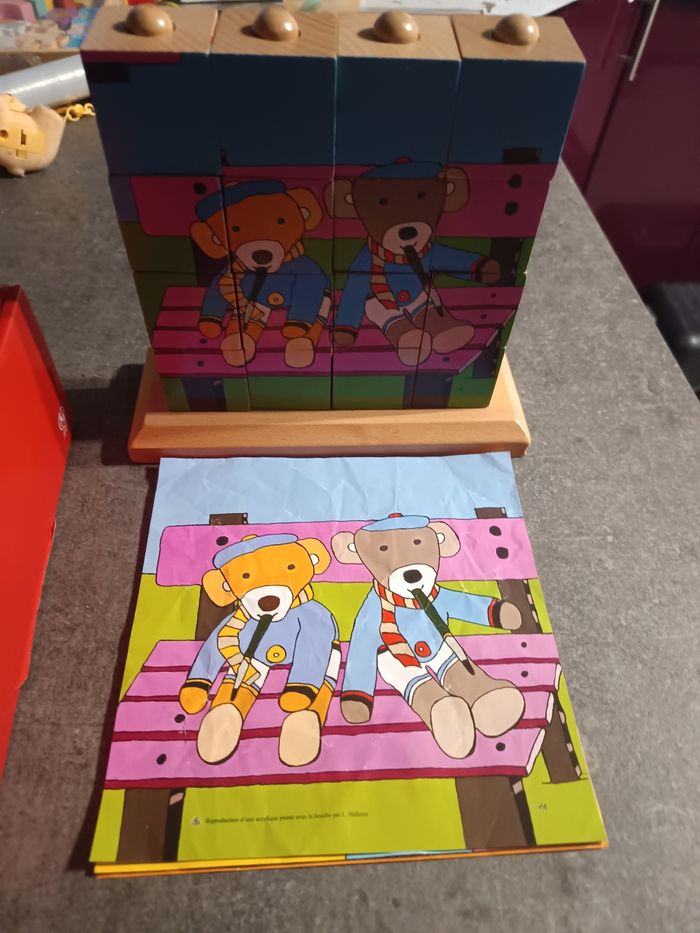Puzzles cubes en bois - photo numéro 3