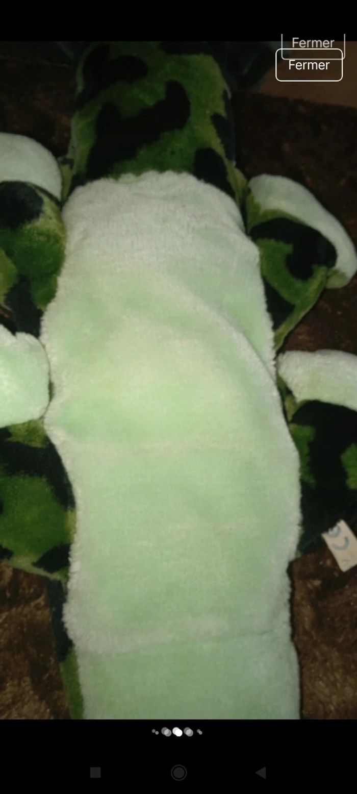 Très belle peluche crocodile lb - photo numéro 2