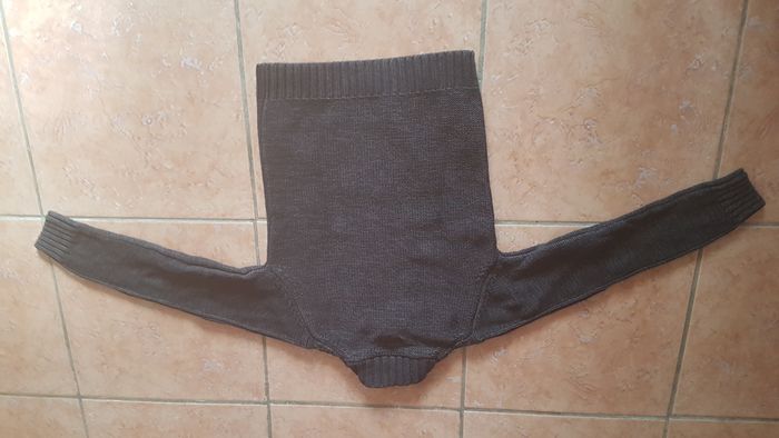 Pull hiver garçon 10 ans gris fonce Trappeur - photo numéro 4