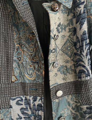 Manteau Rainbow bleu