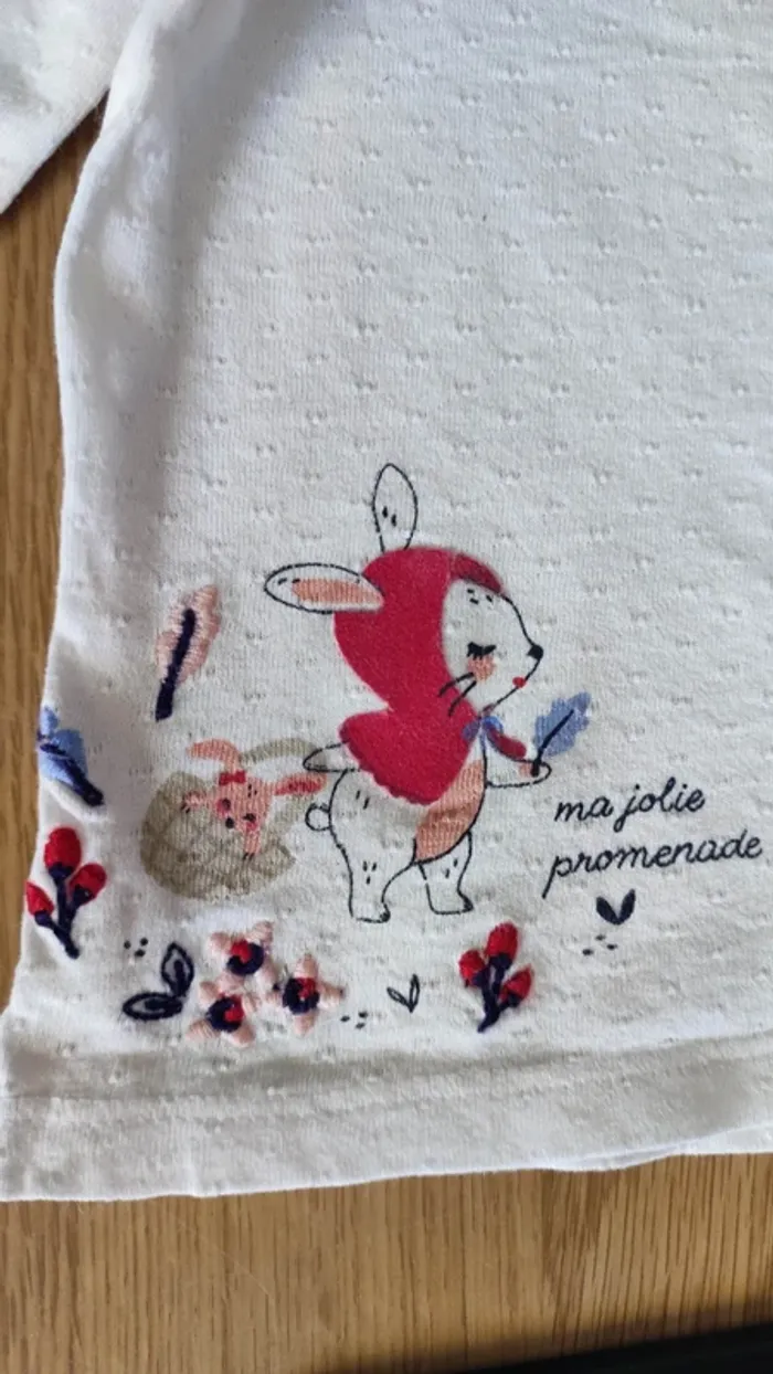 t-shirt + pantalon taille 18 mois 80 cm - photo numéro 2