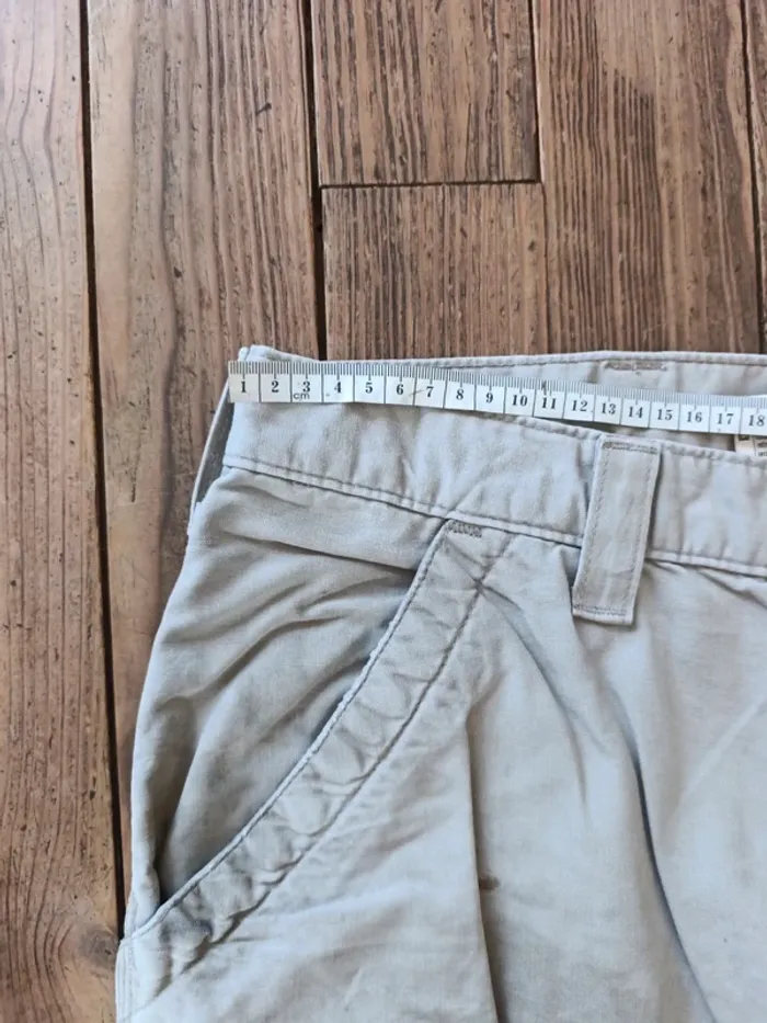 Pantalon jean Carhartt Workwear Cargo beige taille 36x32 - photo numéro 13