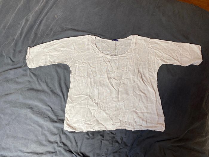 Blouse fine demi manche