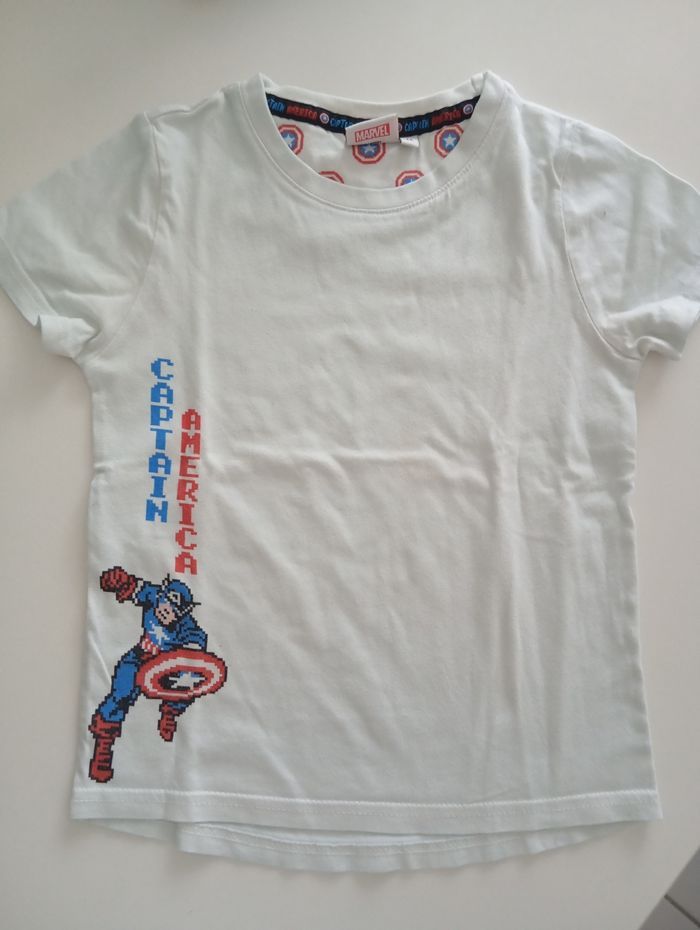T-shirt garçon Captain America - photo numéro 1