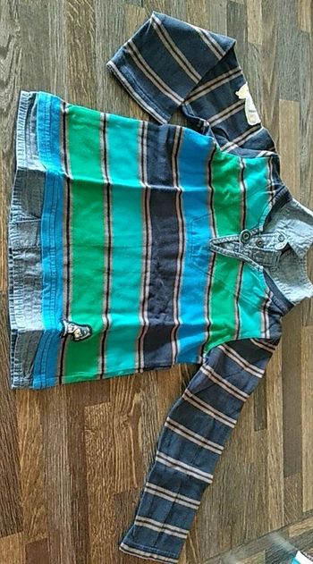 Polo 2 en 1 avec chemise intégrée