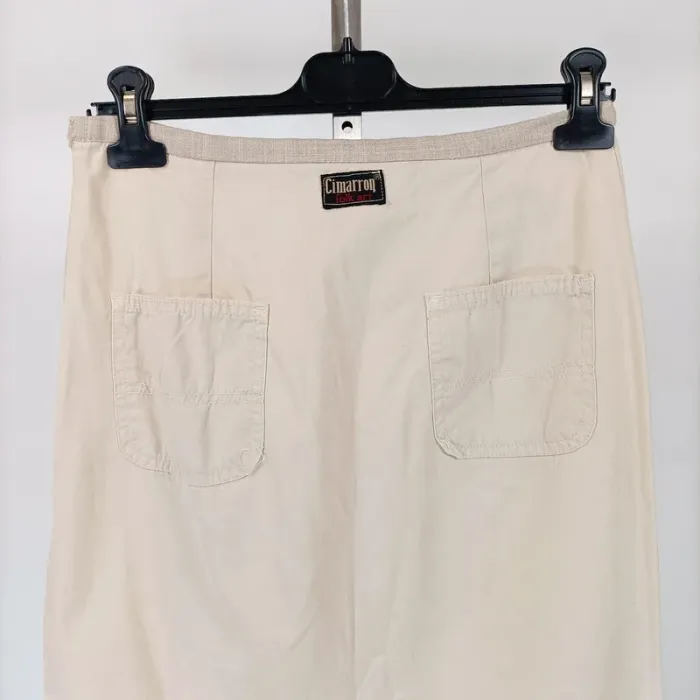 Jupe longue beige à cordon taille M estimée - Cimarron Folk Art A377 - photo numéro 8