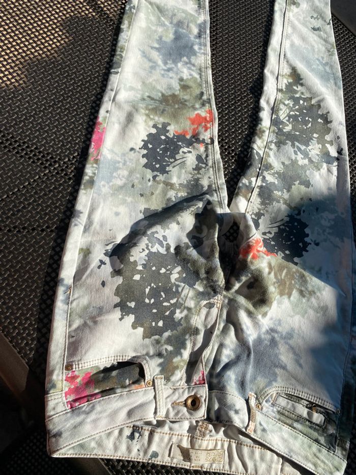 Superbe pantalon stretch imprimé 38 - photo numéro 6