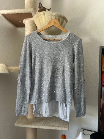 Joli pull Blancheporte - bleu ciel