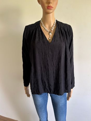 Blouse noire à manches longues Karl Marc John taille S TBE