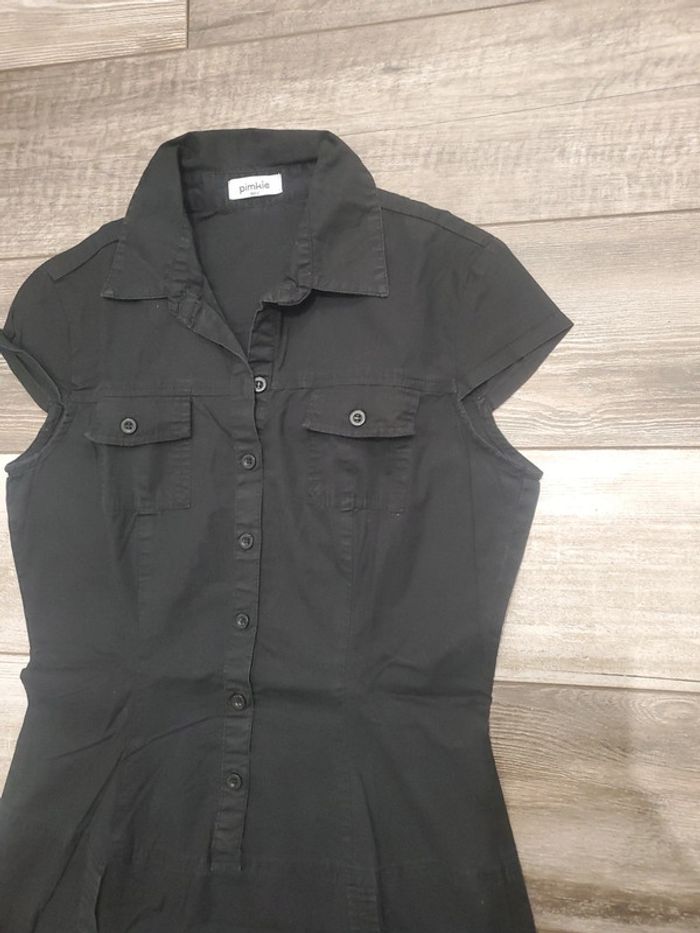 Chemise / tunique noire - Pimkie - taille 36 - photo numéro 2
