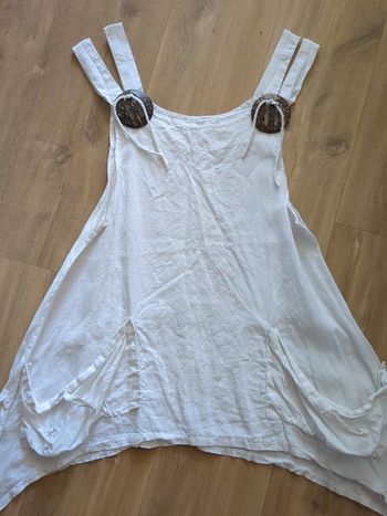 Tunique blanche en lin