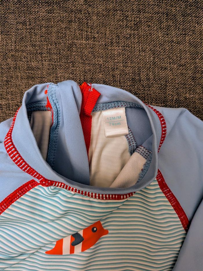 Maillot de bain 1 pièce - 12 mois - Obaibi - Très bon état - photo numéro 2