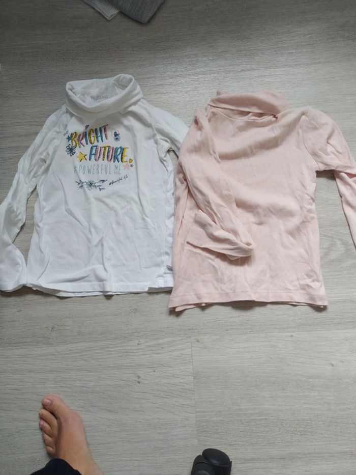 2 sous pull cols roulés