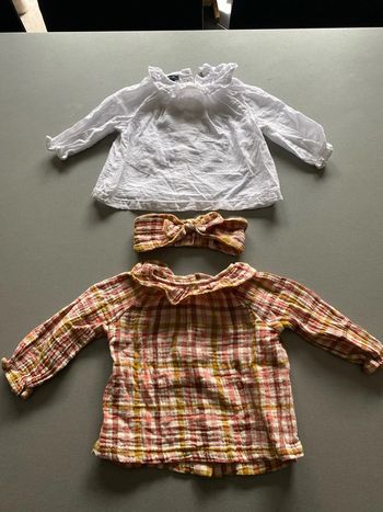 Lot de 2 blouses éco conception