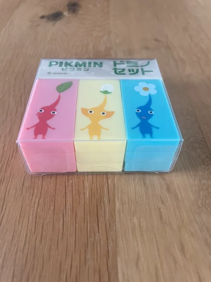 Pikmin - Taito - Set de 9 dominos Pikmin Rouge, Jaune et Bleu & Chappi - photo numéro 4
