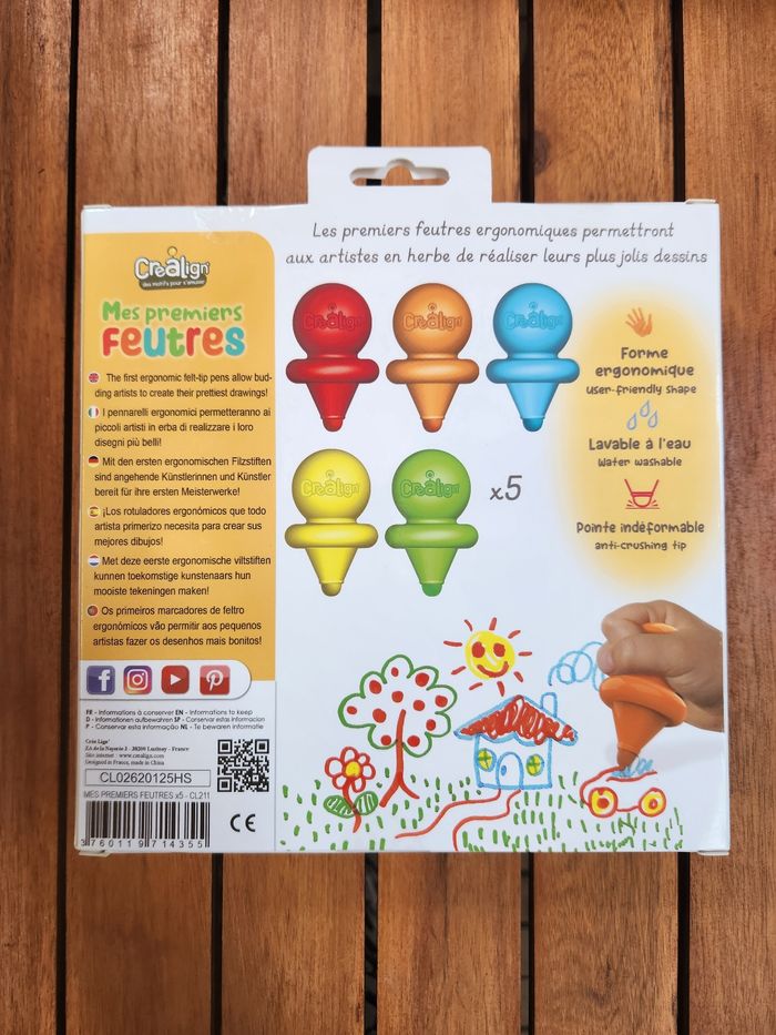 Mes premiers feutres ×5 - photo numéro 2