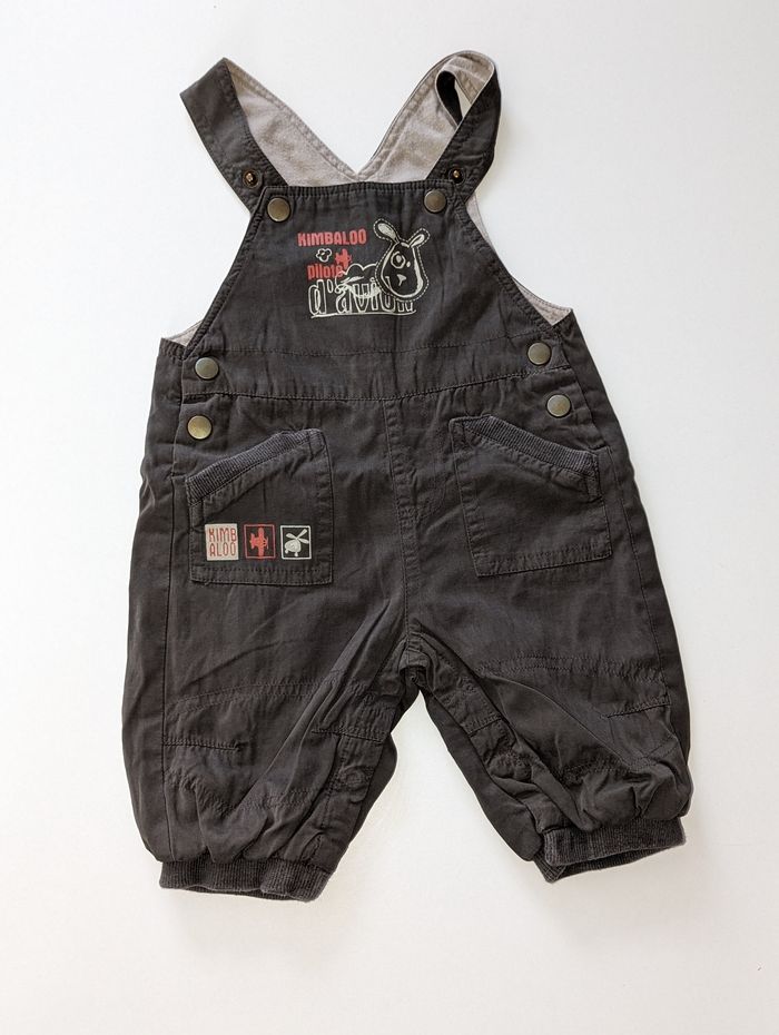 Lot de 4 salopettes 6 mois - photo numéro 4
