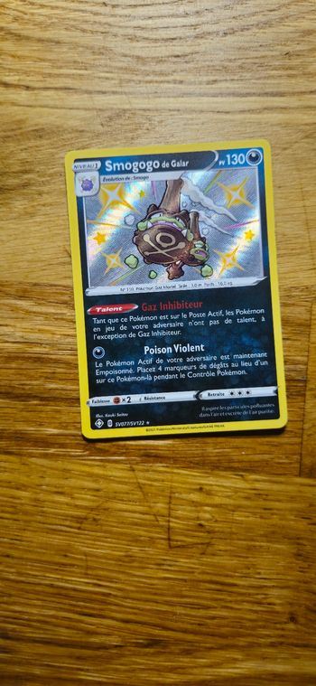 Carte Pokemon Smogogo de Galar SV077/SV122