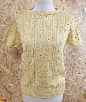 Pull vintage ajouré 38/40