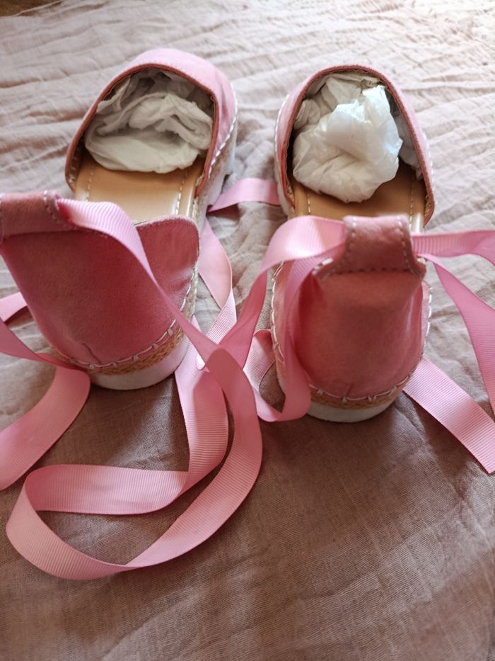 Chaussures femme été en 38 Fashion rose - photo numéro 6