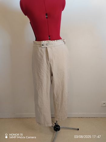 Pantacourt taille haute