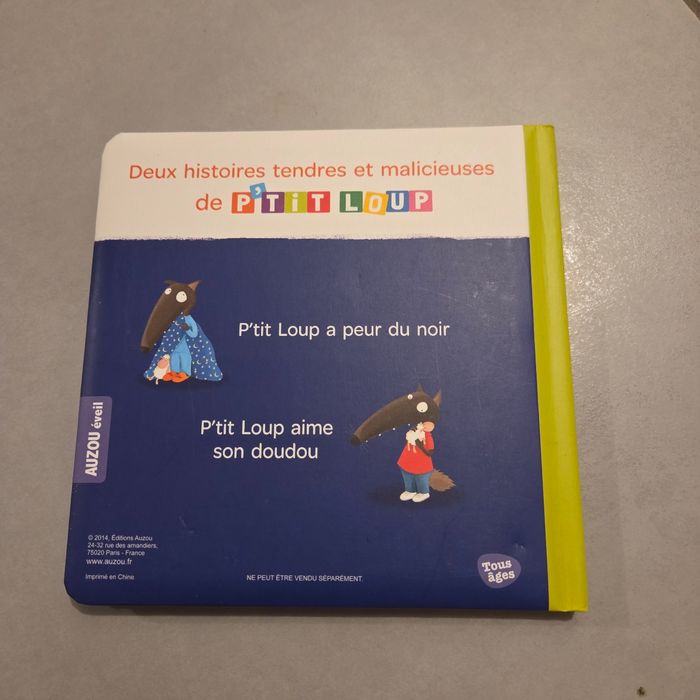 Livre enfant Auzou p’tit loup - photo numéro 2