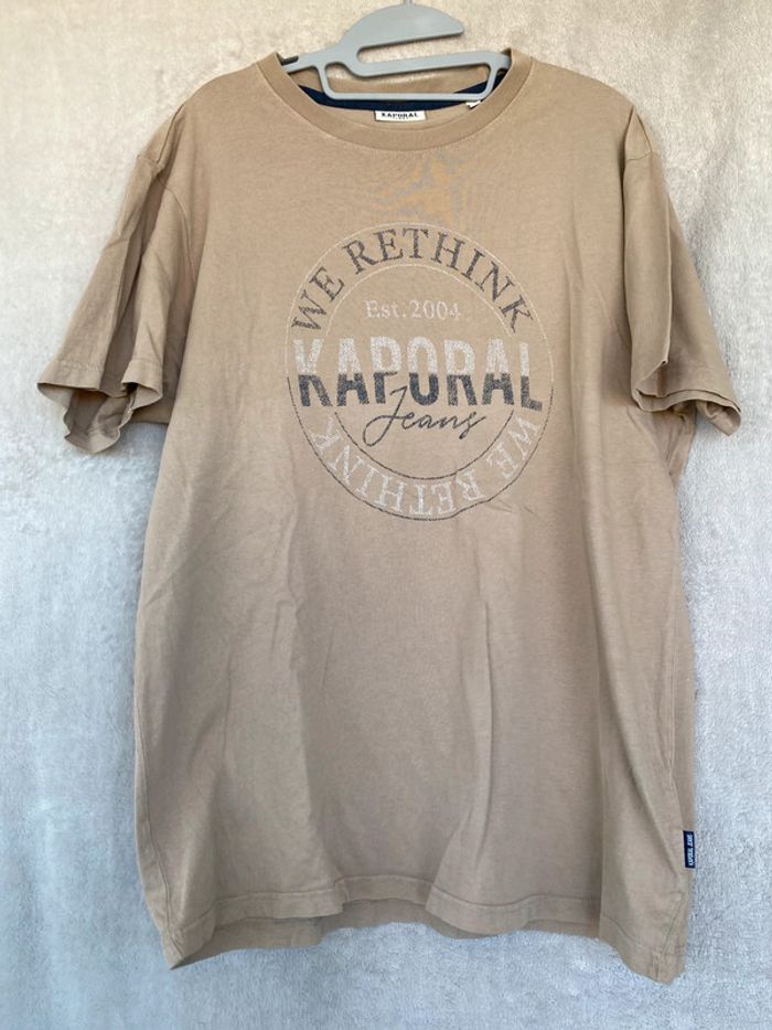 TEE shirt kaporal beige