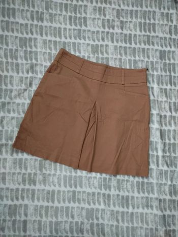 Jupe courte minijupe marron Naf Naf taille 38