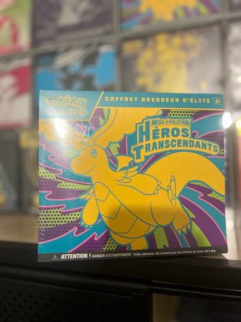 ETB coffret dresseur d’élite mega évolution 2.5 hero transcendant 