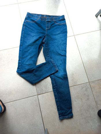 Jean élastique femme bleu 38