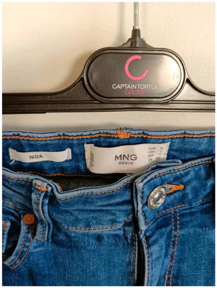 C25 jeans bleu mango 38 - photo numéro 3