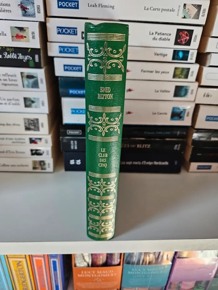 Livre Le club des cinq vert collector - photo numéro 2