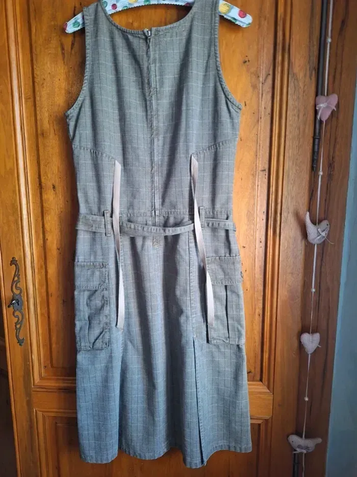 Robe chasuble à carreaux marque Cheyenne - photo numéro 8