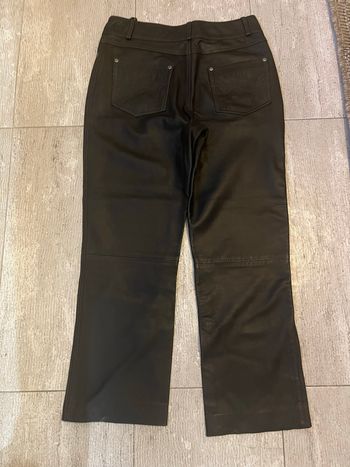 Pantalon cuir véritable 