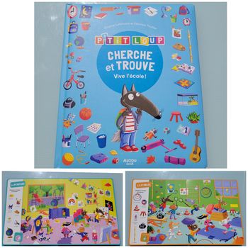 Auzou Éveil, P'tit Loup, Cherche et trouve 🚸 Vive l'école ! 🎒